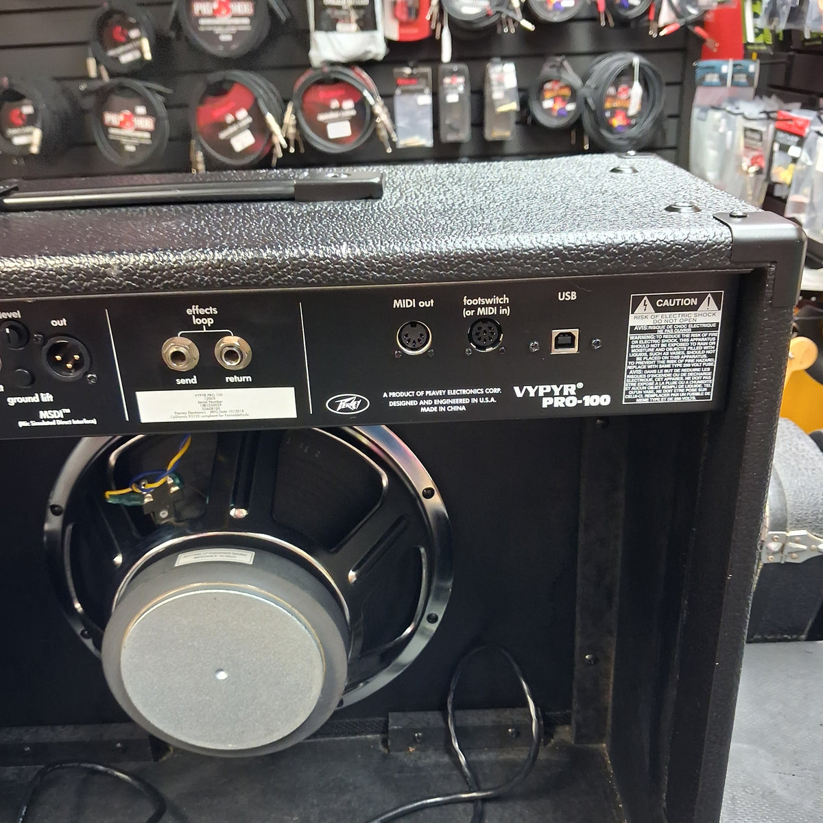 2018 Peavey VYPYR Pro-100 Modeling Guitar Combo Amplifier 100-watt, 1x12" (USED) SN# 1JBIJ250029