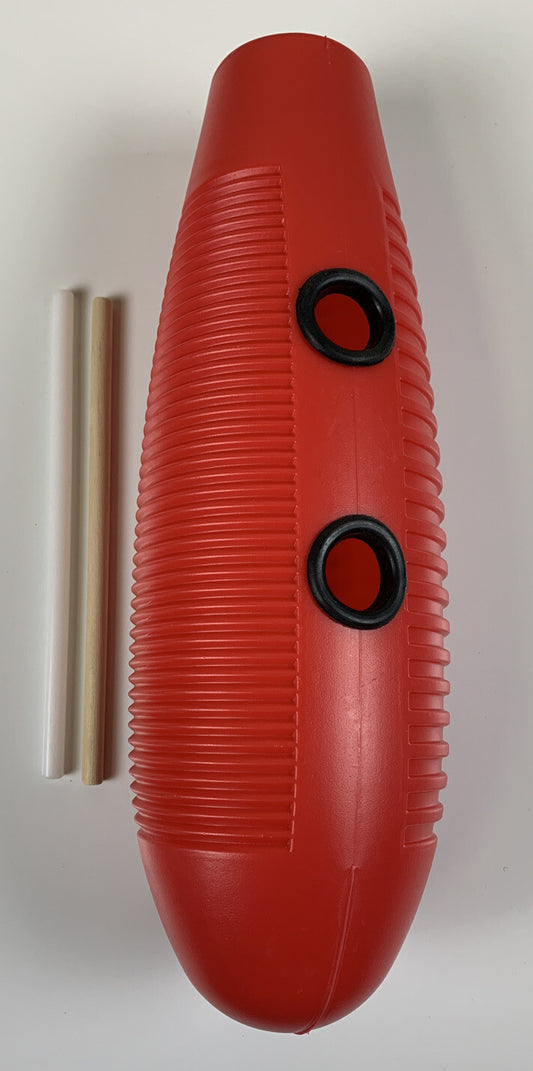 5D2 Professional Plastic Guiro - Red